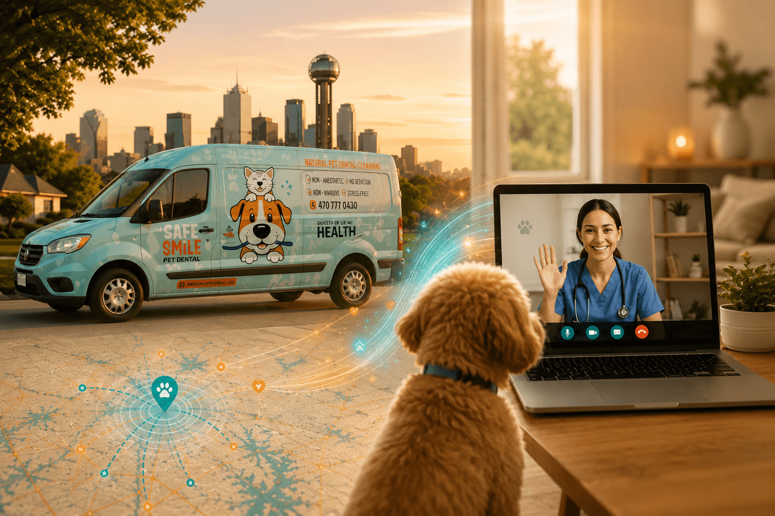 Safe Smile journey from mobile van to home telehealth